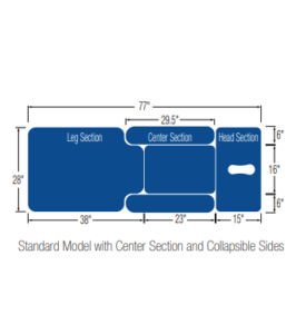 Height range — 19″–38″. Tap to enlarge.